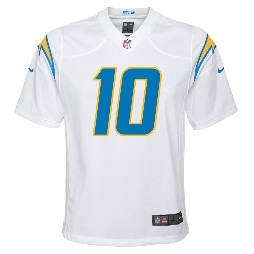 Youth Los Angeles Chargers Justin Herbert Team Game Jersey White